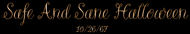 Safe N Sane Halloween